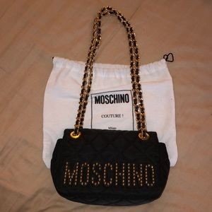 Moschino black crossbody bag